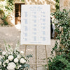 Bondi Alphabetical Seating Chart Template