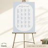Bondi Alphabetical Seating Chart Template