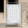 Bondi Alphabetical Seating Chart Template
