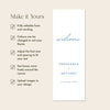 Bondi Fabric Welcome Sign Template (US)