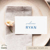 Bondi Place Cards Template