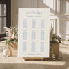 Bondi 9-Table Wedding Seating Chart Template