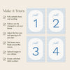 Bondi Table Numbers Template