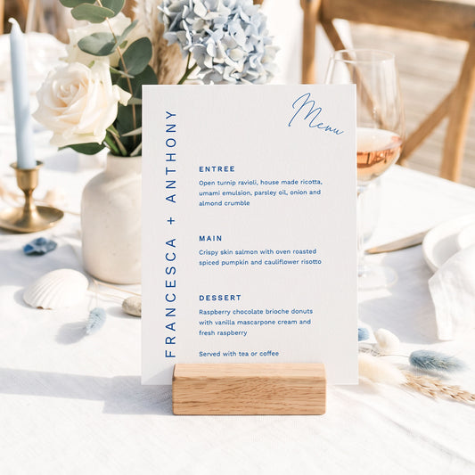 Bondi Menu Template