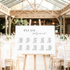 Brighton 10-Table Wedding Seating Chart Template (Landscape)