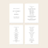Brighton 4-Page Catholic Wedding Program Template