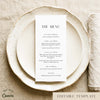 Brighton Menu Template