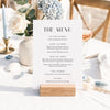 Brighton Menu Template