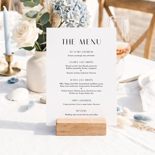 Brighton Menu Template