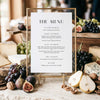 Brighton Menu Template