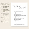 Brighton Wedding Timeline Template