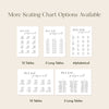 Brighton 3-Table Long Tables Wedding Seating Chart Template (US)