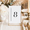 Brighton Table Numbers Template
