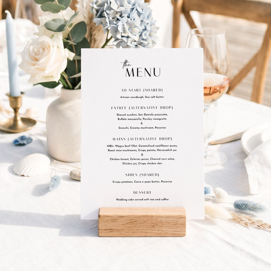 Brighton Menu Template