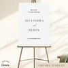 Brighton Wedding Welcome Sign Template