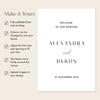 Brighton Wedding Welcome Sign Template