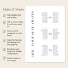 Brooklyn 3-Table Long Tables Wedding Seating Chart Template (US)