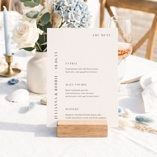 Brooklyn Menu Template