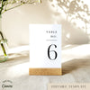 Brooklyn Table Numbers Template (US)