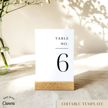 Brooklyn Table Numbers Template (US)