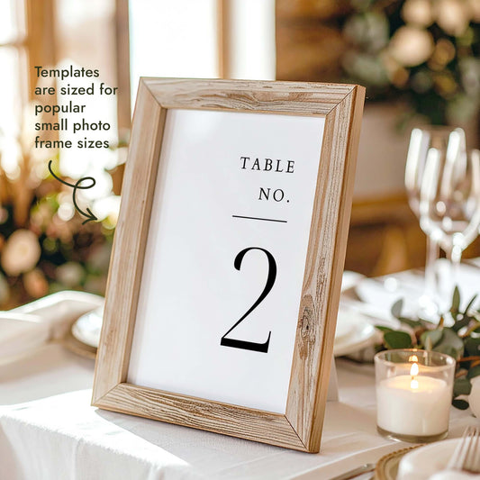 Brooklyn Table Numbers Template (US)