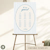Capri 6-Table Wedding Seating Chart Template (US)