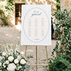 Capri 6-Table Wedding Seating Chart Template (US)