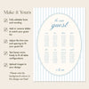 Capri 8-Table Wedding Seating Chart Template (US)