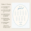 Capri 9-Table Wedding Seating Chart Template