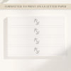 Cashmere Invitation Belly Band Template (US)