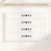 Chapter Invitation Belly Band Template (US)