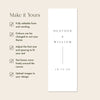 Claremont Fabric Welcome Sign Template