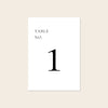 Claremont Table Numbers Template