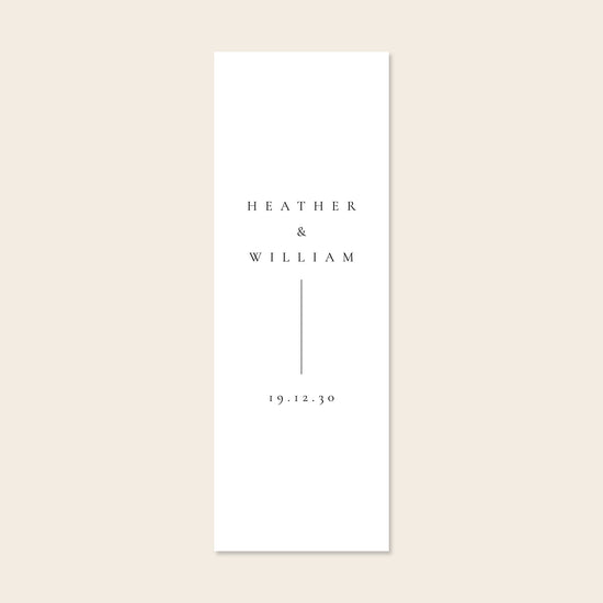 Minimalist wedding fabric welcome sign template on a beige background.