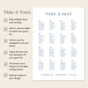 Cove 16-Table Wedding Seating Chart Template (US)