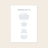 Cove Bar Menu Sign Template (US)