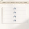 Cove Invitation Belly Band Template (US)