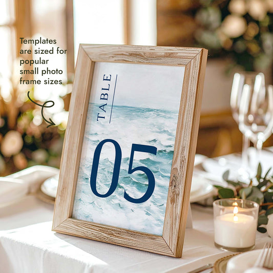 Cove Table Numbers Template (US)