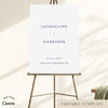 Cove Wedding Welcome Sign Template