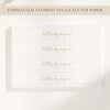 Drift Invitation Belly Band Template (US)