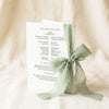 Dusk 4-Page Catholic Wedding Program Template