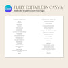 Dusk 4-Page Catholic Wedding Program Template