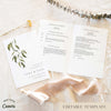 Evergreen 16-Page Catholic Wedding Program Template