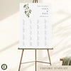 Evergreen Alphabetical Seating Chart Template (US)