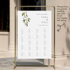 Evergreen Alphabetical Seating Chart Template (US)