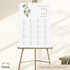 Evergreen Alphabetical Seating Chart Template