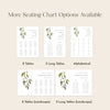 Evergreen Wedding Seating Chart Cards Template (US)