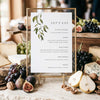Evergreen Menu Template (US)