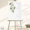 Evergreen Wedding Timeline Template