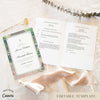 Fleur 16-Page Catholic Wedding Program Template